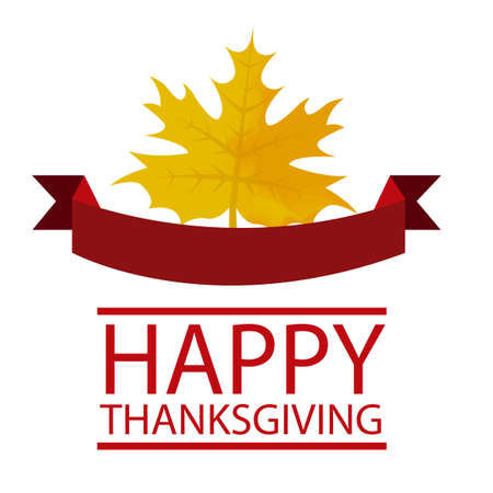 thanksgiving illustration over color backgroundのイラスト素材