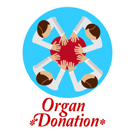 Donate Blood illustration over white color backgroundのイラスト素材