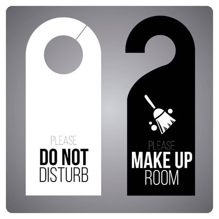 room service illustration over color backgroundのイラスト素材