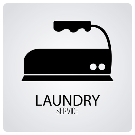 laundry service over degrade color backgroundのイラスト素材