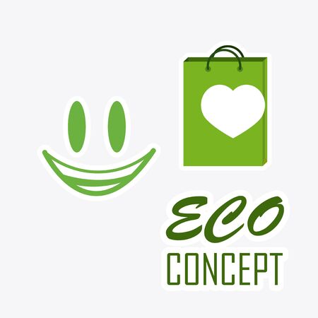 eco concept illustrationのイラスト素材