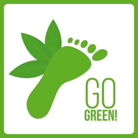 ecofriendly , vector green and white colorsのイラスト素材