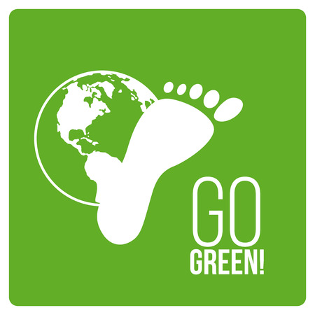 ecofriendly , vector green and white colorsのイラスト素材
