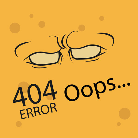 404 error conexion over color backgroundのイラスト素材