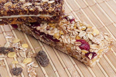 Muesli bars の写真素材