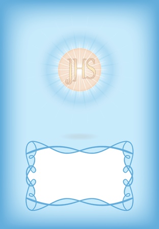 Greeting card for First Communionのイラスト素材
