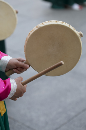 Sogo, traditional korean dance / music groupの写真素材