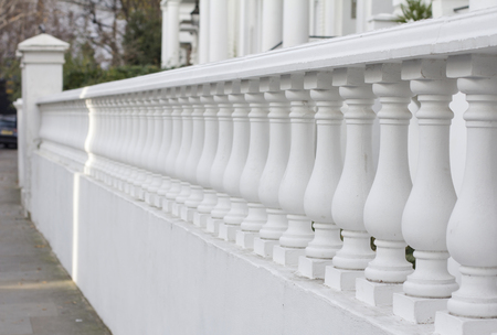 White fence