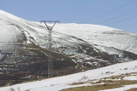 Close up of an old T-barの写真素材