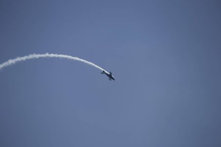 Aerobatics in an air showの写真素材