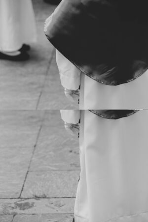Procession Holy week Asturias.の写真素材