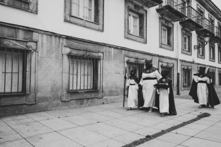 Procession Holy week Asturias.