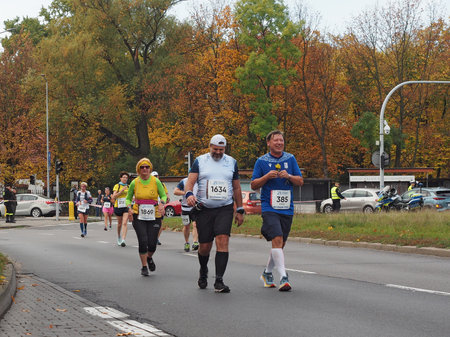 21. Poznan Marathon, Arciszewskiego Street, Poznan, Poland, 16th of October 10.16.2022のeditorial素材