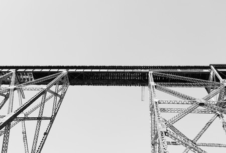 old bridge for a trainの写真素材