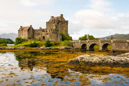 Eilean Donan Castle, Loch Duich, Kintail, Highlands, Scotland.2nd September 2015.のeditorial素材