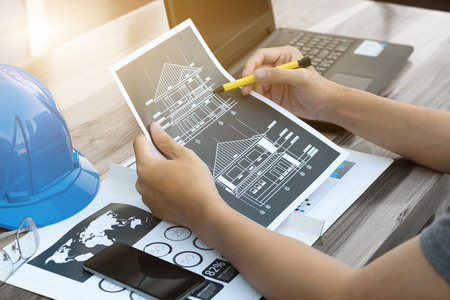 business technology concept,business people discussing the charts and graphs showing the results of...
