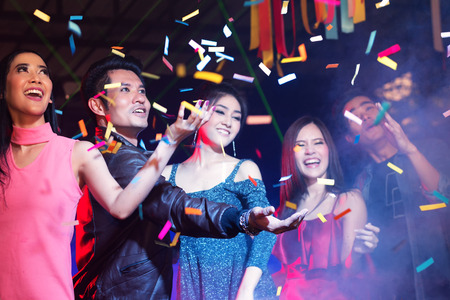 social party concept : christmas new year birthday celebration event ,selective focus