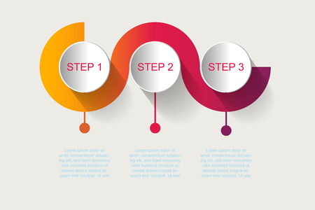 Timeline infographics design vector and marketing icons can be used for workflow layout, diagram, annual report, web design. Business concept with many options, steps or processes.のイラスト素材