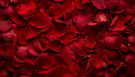 Red rose petals background. Red rose petals background. Red rose petals background.の素材