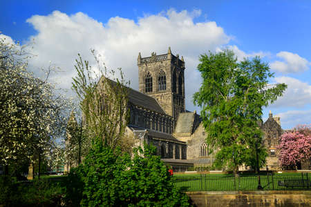 The attractive Paisley Abbey, in the town of Paisley, western Scotland