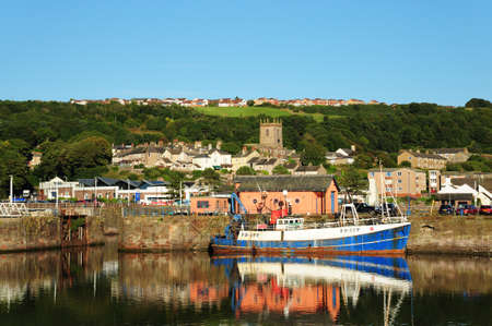 Whitehaven Harbour, Cumbria, Englandの写真素材