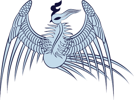 phoenix illustrationのイラスト素材