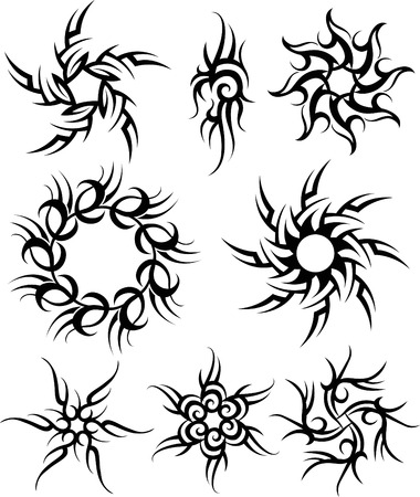 tattoo symbol designのイラスト素材