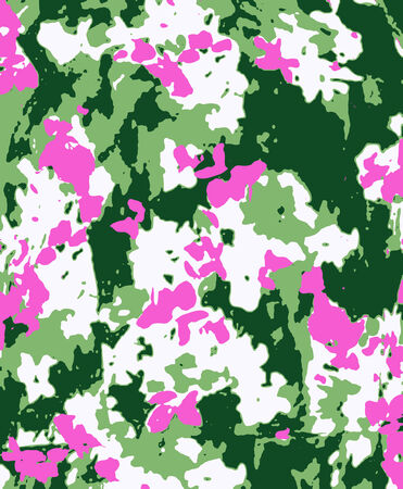 romantic fancy flower wallpaperのイラスト素材