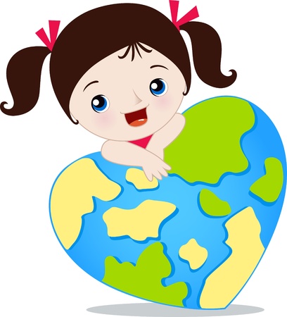 love the earthのイラスト素材