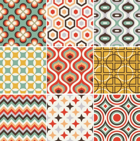 seamless retro pattern