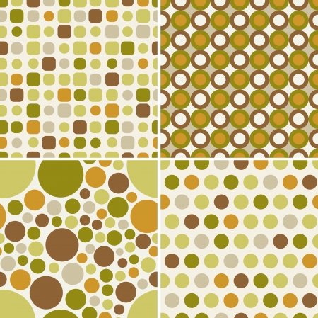 seamless retro pattern print のイラスト素材