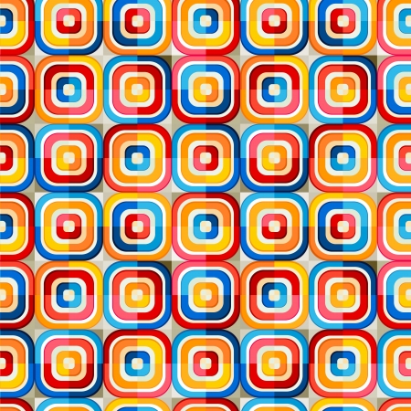 seamless shiny retro pattern のイラスト素材
