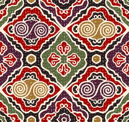 seamless japanese traditional patternのイラスト素材