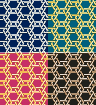 seamless islamic geometric patternのイラスト素材