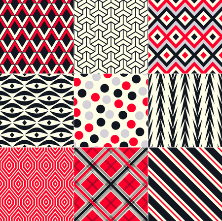 seamless abstract geometric pattern のイラスト素材