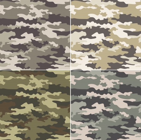 camouflage seamless pattern のイラスト素材