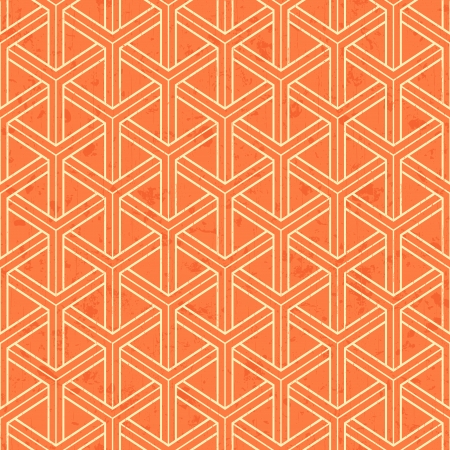 seamless interlocking mesh geometric pattern のイラスト素材