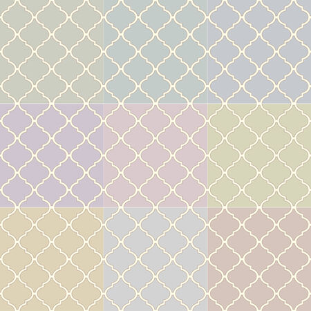 seamless islamic pastel pattern のイラスト素材
