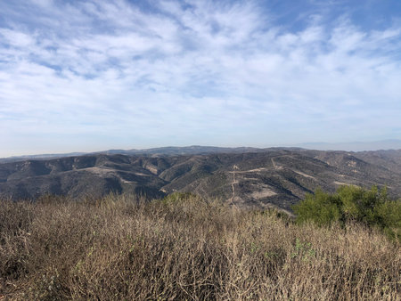 Mountain landscape in Laguna Beach, CAの写真素材