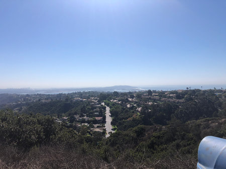 Landscape view of San Diego CA with blue skyの写真素材