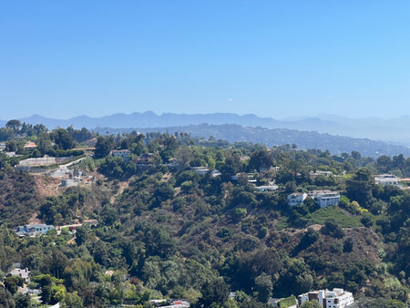Aerial view of California, USA.の写真素材