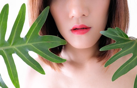 beautiful young asian woman make up cosmetics.beauty fashion.の写真素材