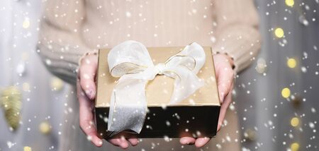 2020 Christmas and new year background banner with the beautiful decor gift for holiday in winter....