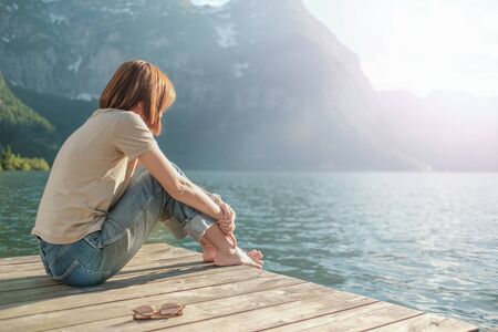 millennial travel to see the world lifestyle.の写真素材