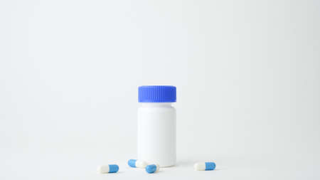 medicine and medical pill for pharmacy , prescription and health content.の写真素材