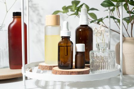 The aromatherapy or natural skincare and beauty treatment .の写真素材
