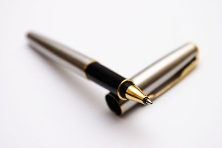Pen isolated on a white background