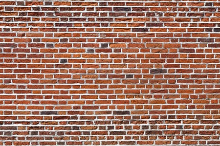 Red brick wall, ideal for a backgroundの写真素材