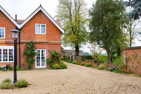 English house, a home in England, UKの写真素材