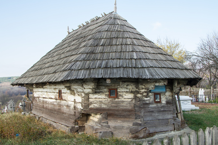 Old wooden church  romanian styleの写真素材